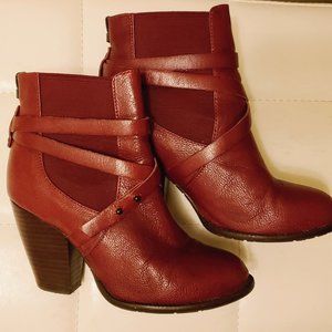 RUDSAK Leather Ankle Bordo Boots / Booties